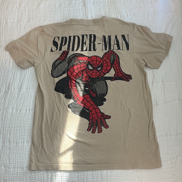 Marvel Tan Spider-Man Short Sleeve Tee - Picture 2 of 3